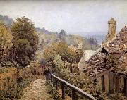 Alfred Sisley Sentier de la Mi-cote,Louveciennes oil painting artist
